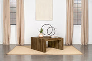 Odilia Square Solid Wood Coffee Table Auburn Default Title