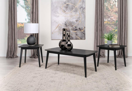 Radley Rectangular Coffee Table Set Black