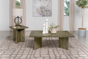 Andando Coffee and End Table Set Mango Brown 2-piece
