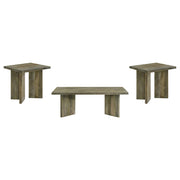Andando Coffee and End Table Set Mango Brown