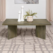 Andando Rectangular Solid Wood Coffee Table Mango Brown Default Title