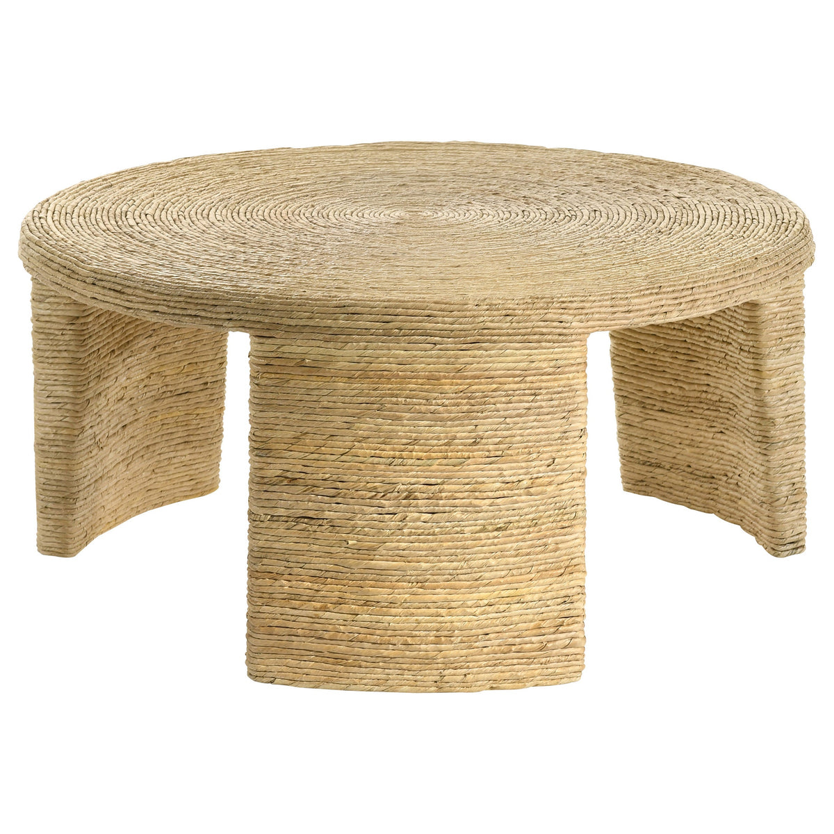 Artina Rattan Coffee and End Table Set Natural