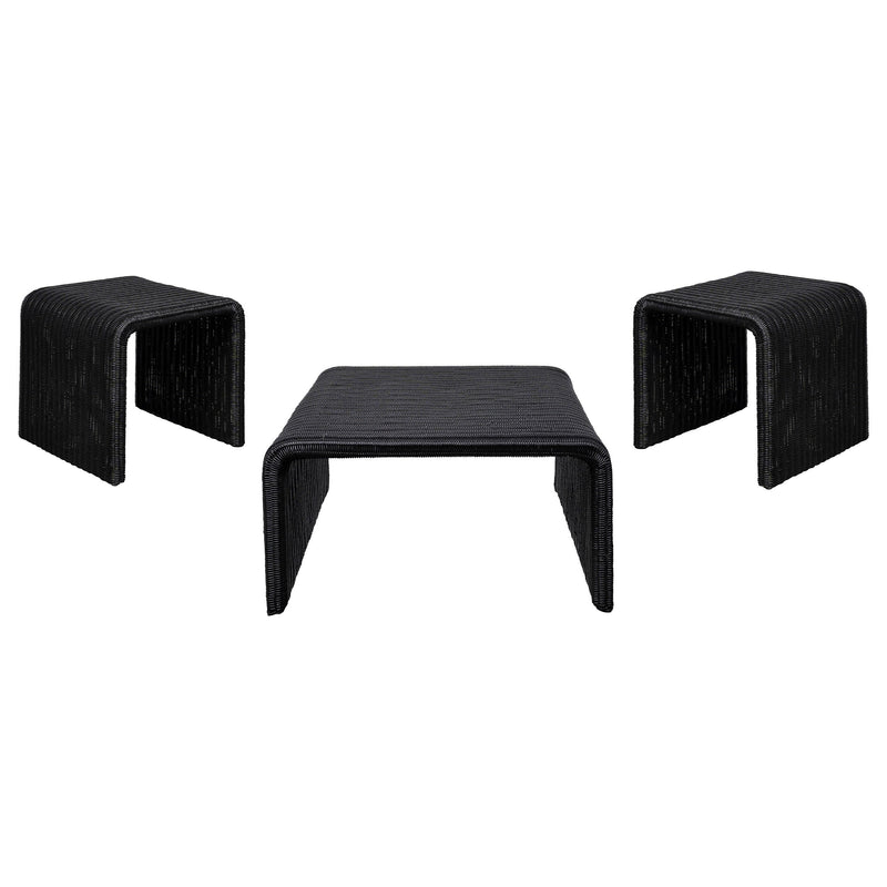 Cahya Rattan Coffee and End Table Set