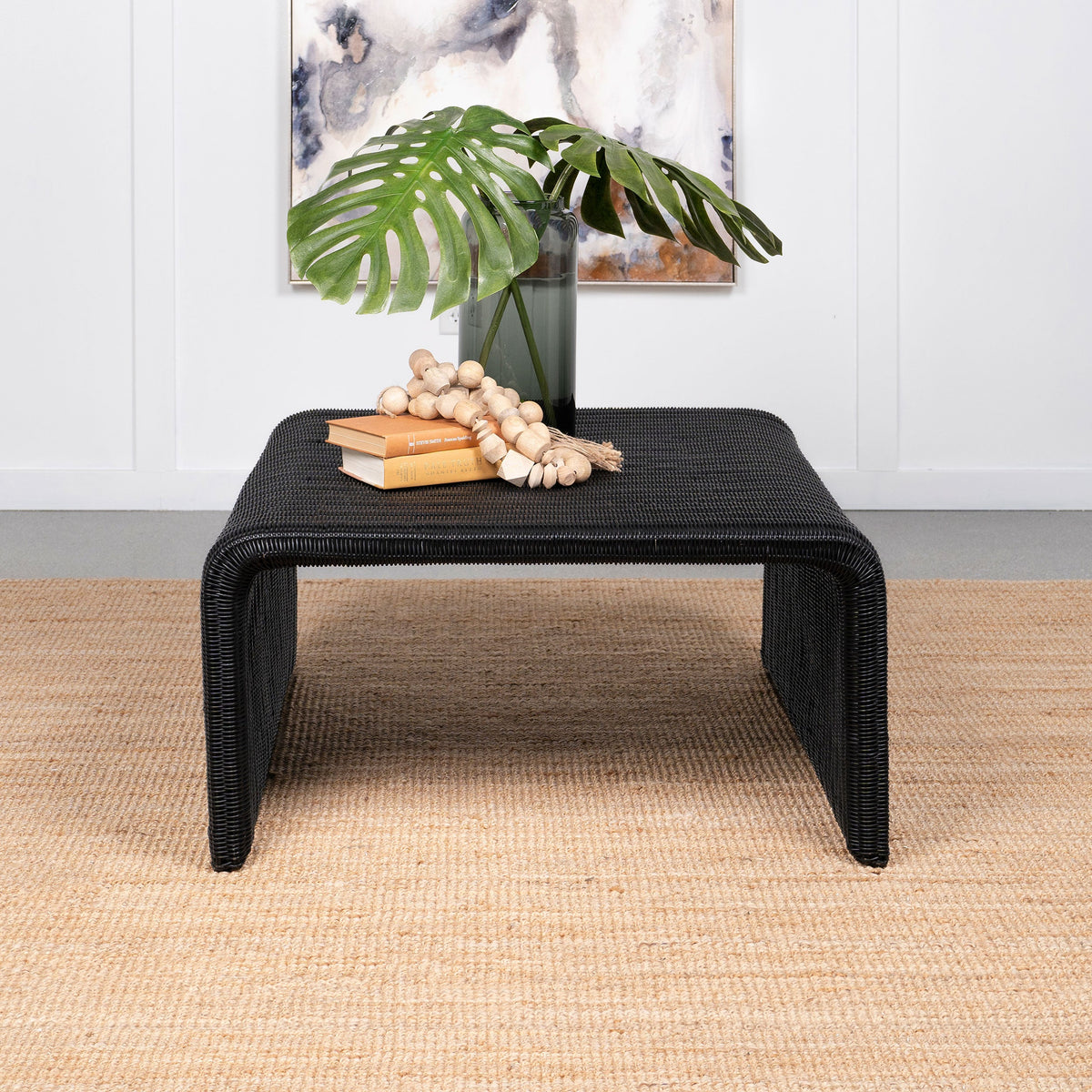 Cahya Woven Rattan Square Coffee Table