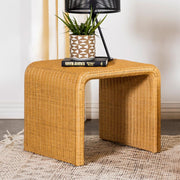 Cahya Woven Rattan Square End Table Natural