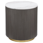 Jason Round Marble Coffee and End Table Set