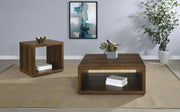 Frisco Coffee and End Table Set Dark Pine 2-piece