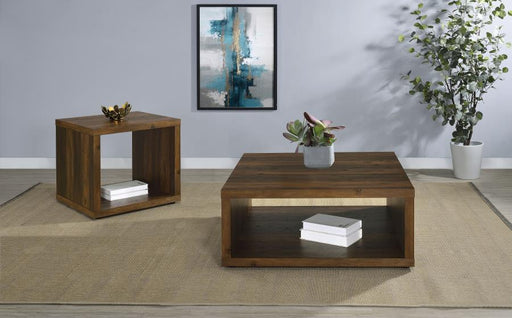 Frisco Coffee and End Table Set Dark Pine 2-piece
