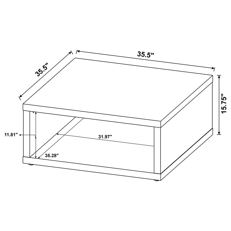Frisco Square Engineered Wood Coffee Table