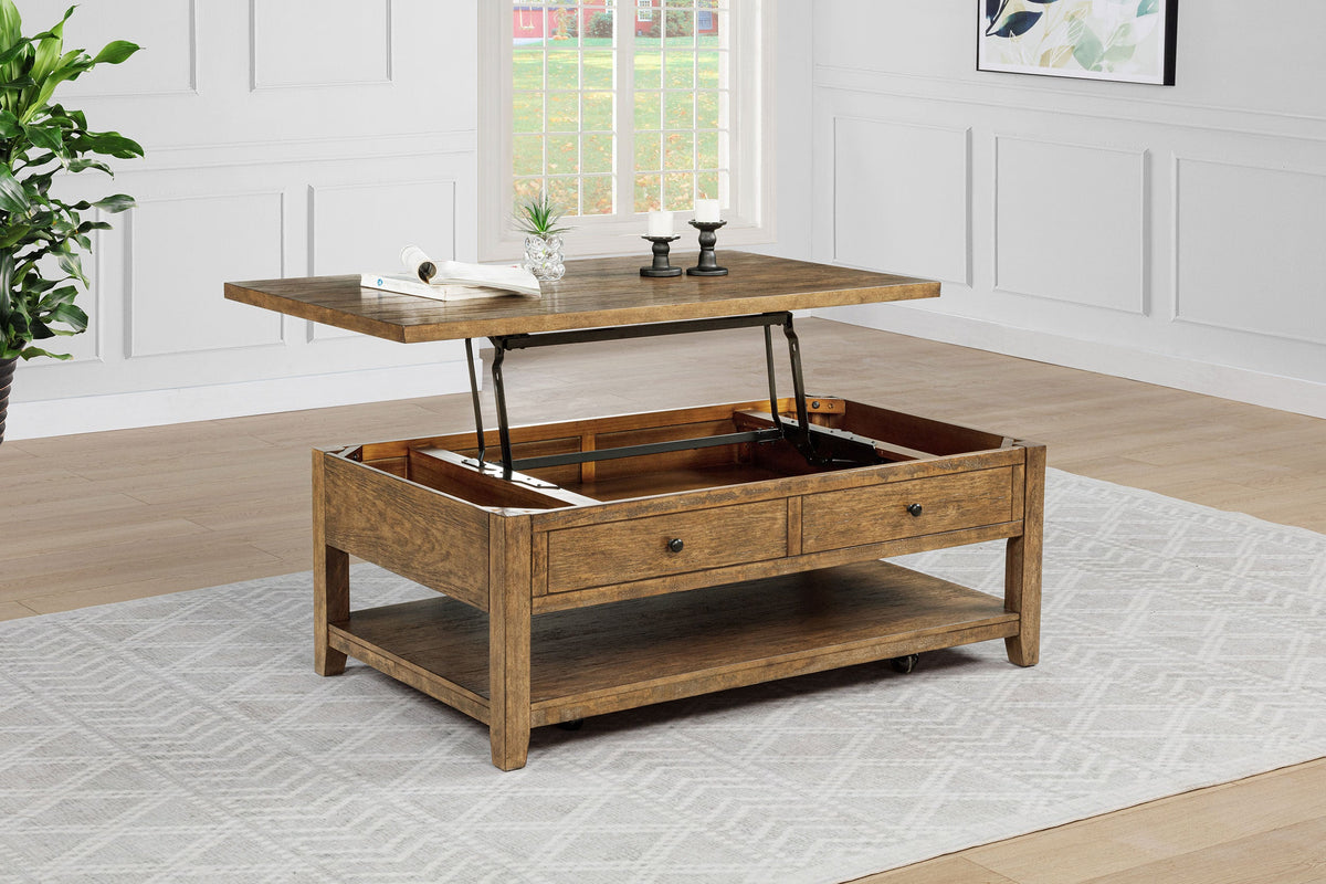 Payne 48-inch Mobile Lift Top Coffee Table
