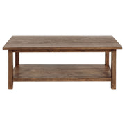 Payne Wood Coffee Table with Shelf