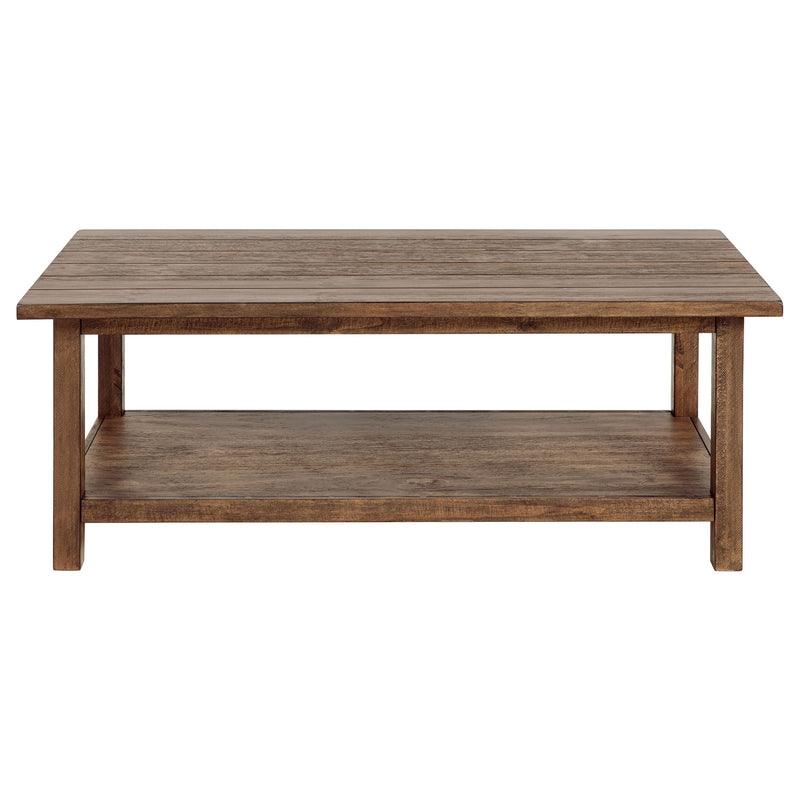 Payne Wood Coffee Table with Shelf