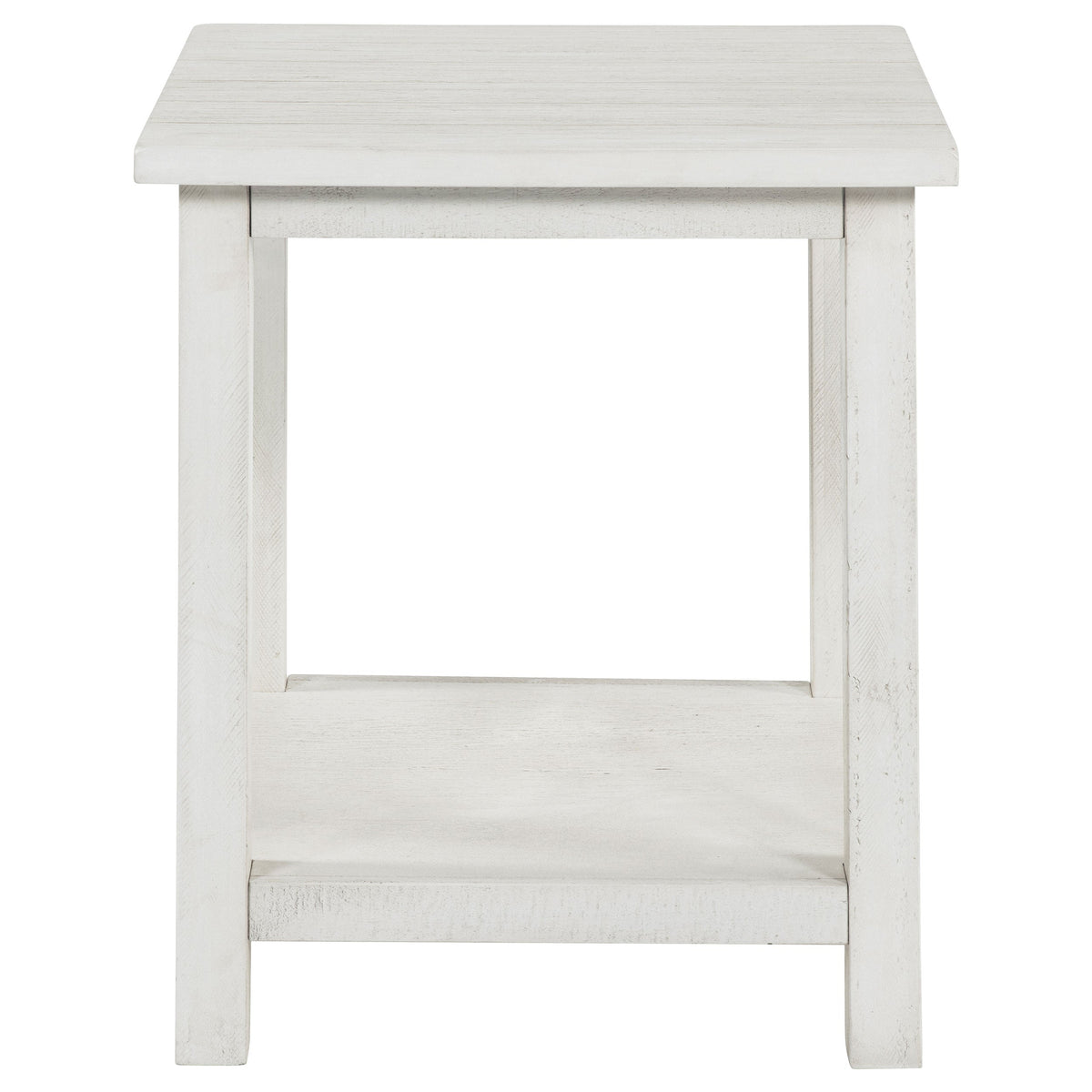 Payne Wood End Table with Shelf