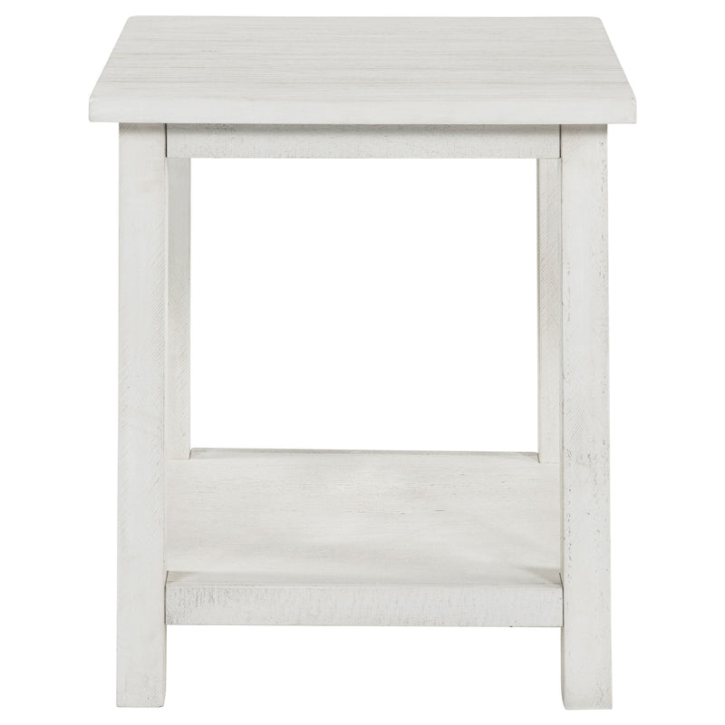Payne Wood End Table with Shelf
