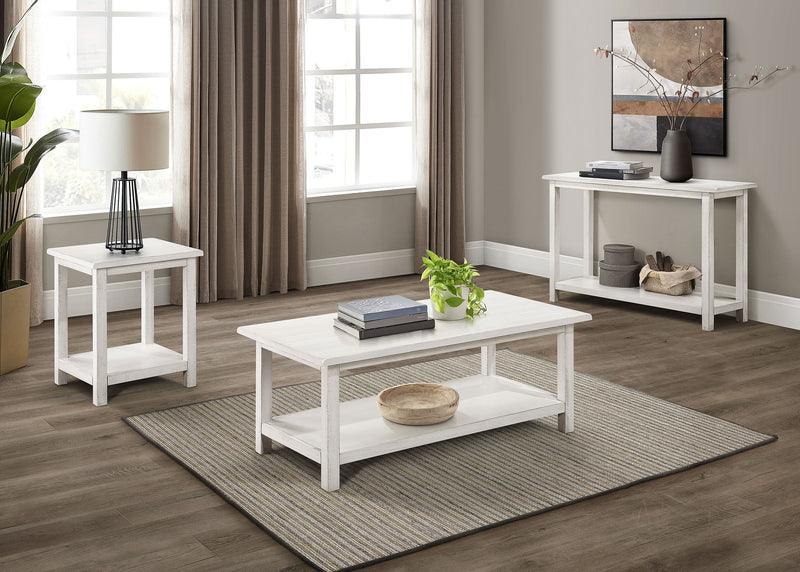 Payne Wood End Table with Shelf