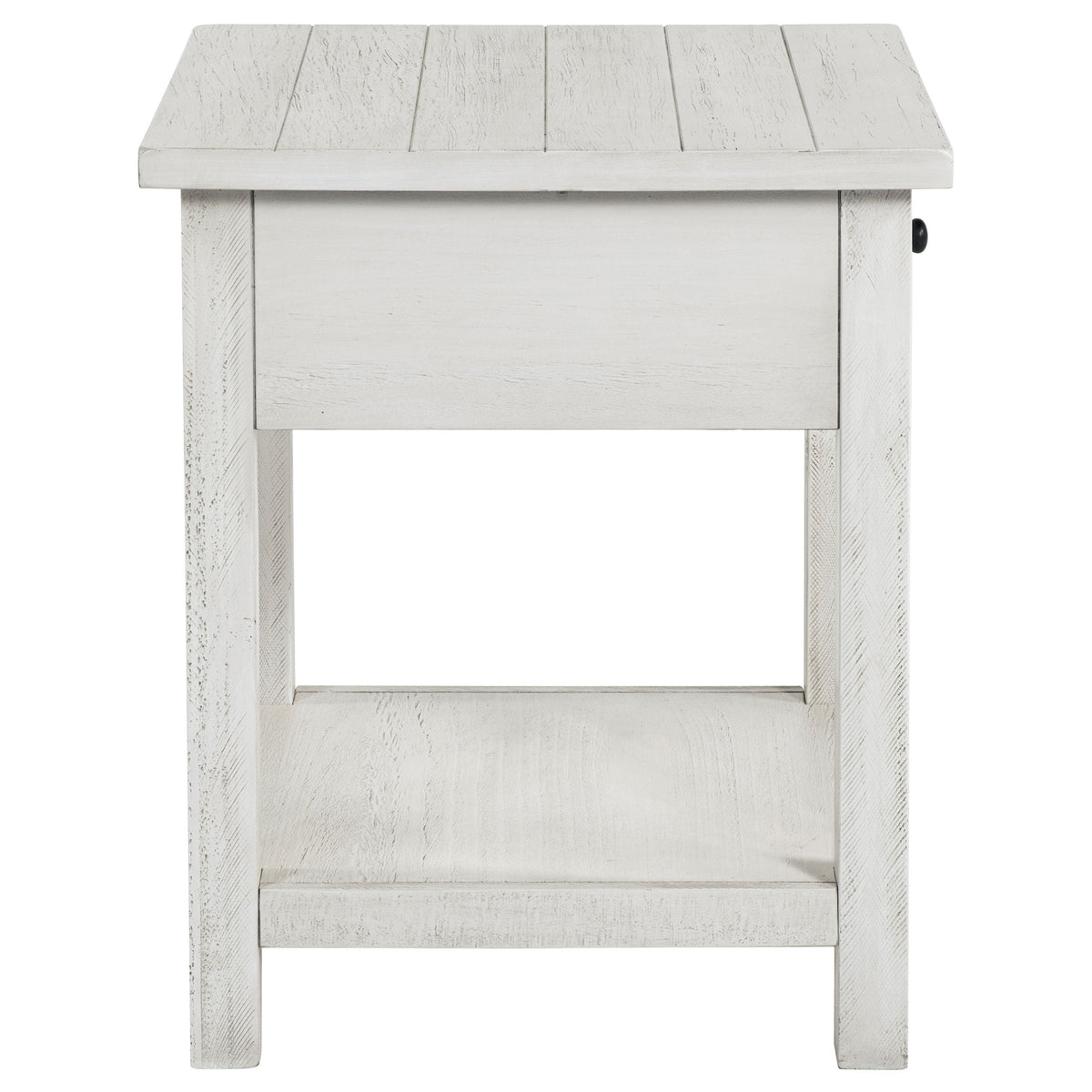 Payne 1-drawer Wood End Table with Shelf