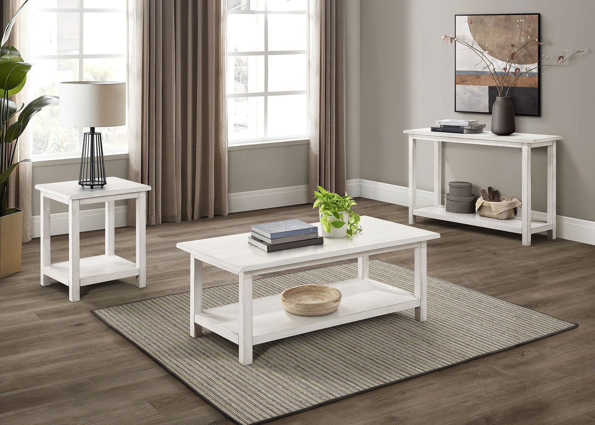 Payne Wood Coffee Table with Shelf