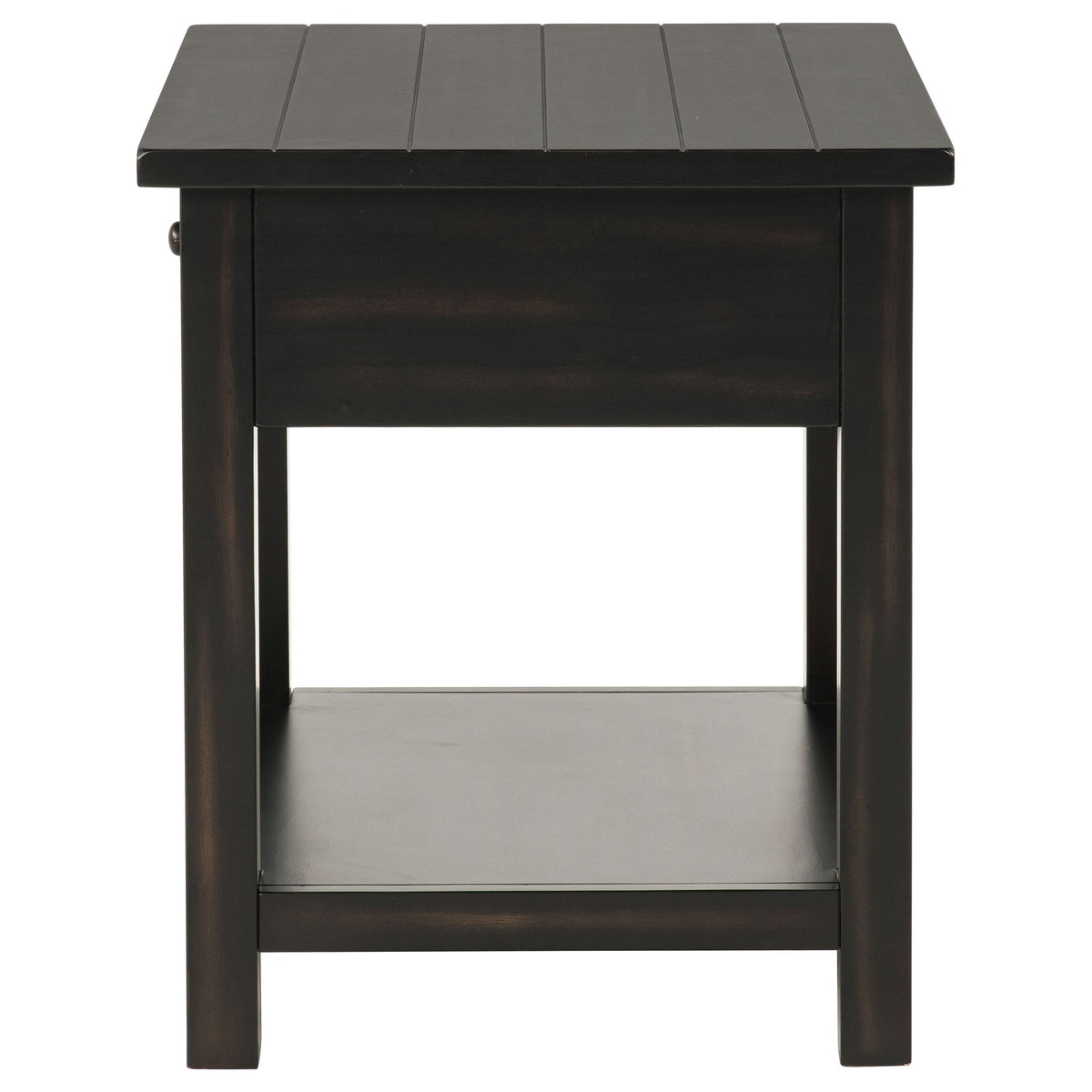 Payne 1-drawer Wood End Table with Shelf