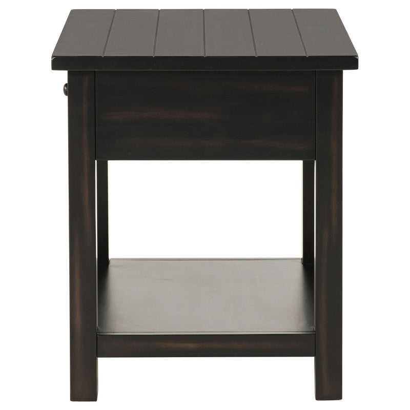 Payne 1-drawer Wood End Table with Shelf