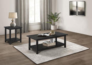 Payne Coffee and End Table Set Distressed Java 2-piece