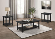 Payne Coffee and End Table Set Distressed Java 3-piece