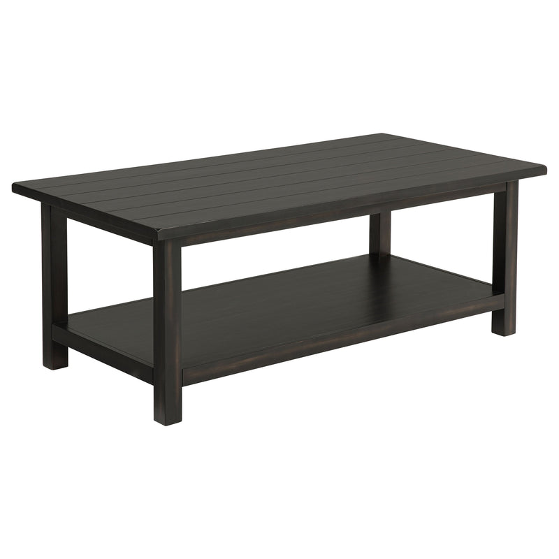 Payne Wood Coffee Table with Shelf