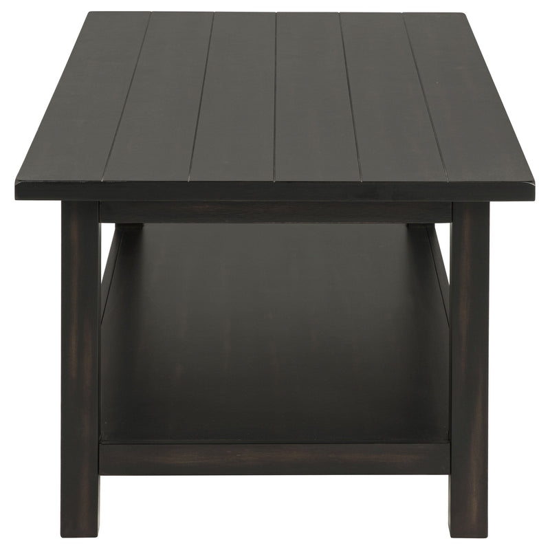 Payne Wood Coffee Table with Shelf