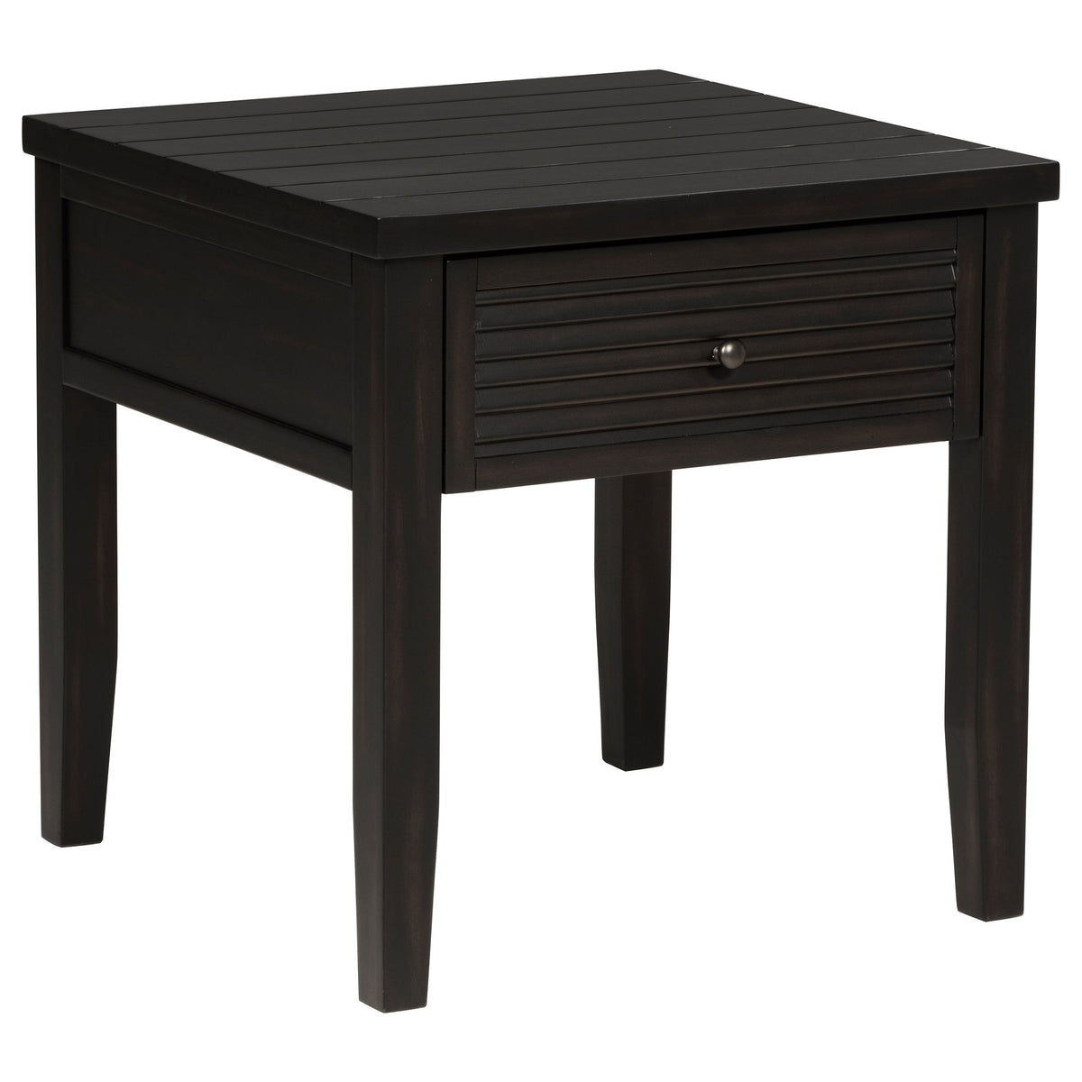 Concord Coffee and End Table Set Distressed Java