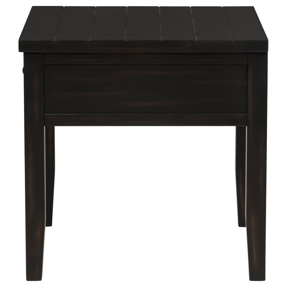 Concord Coffee and End Table Set Distressed Java