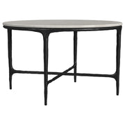 Hermas Round Marble Coffee and End Table Set