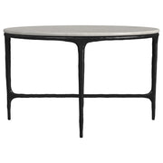 Hermas Round Marble Coffee and End Table Set