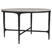 Hermas Round Marble Coffee and End Table Set