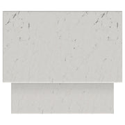 Ebby 2-piece Genuine Marble Top Nesting Coffee Tables White
