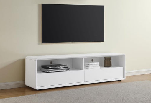 Ellice 71-inch TV Stand Media Console White Default Title