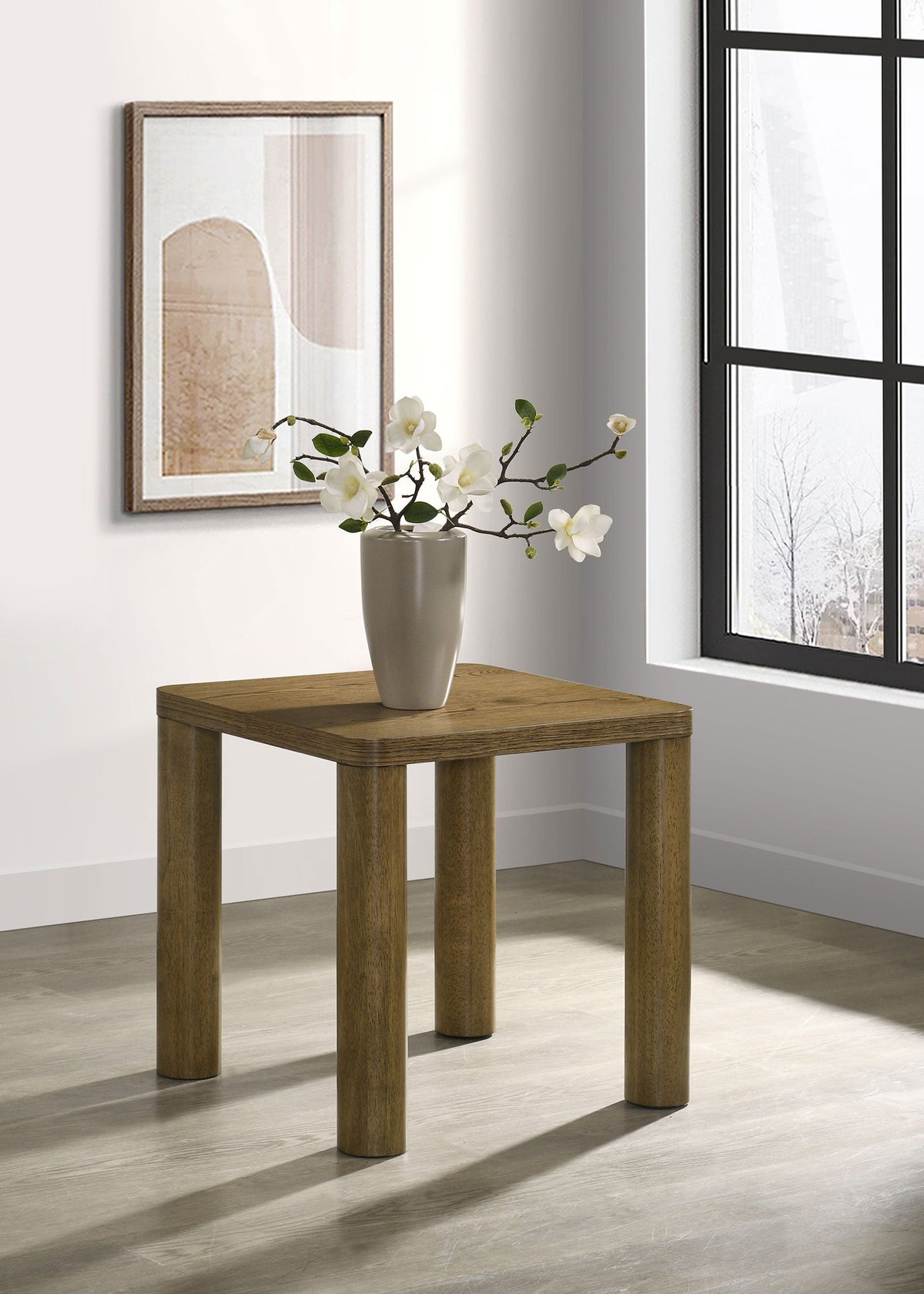 Castlewood Engineered Wood Accent Side End Table