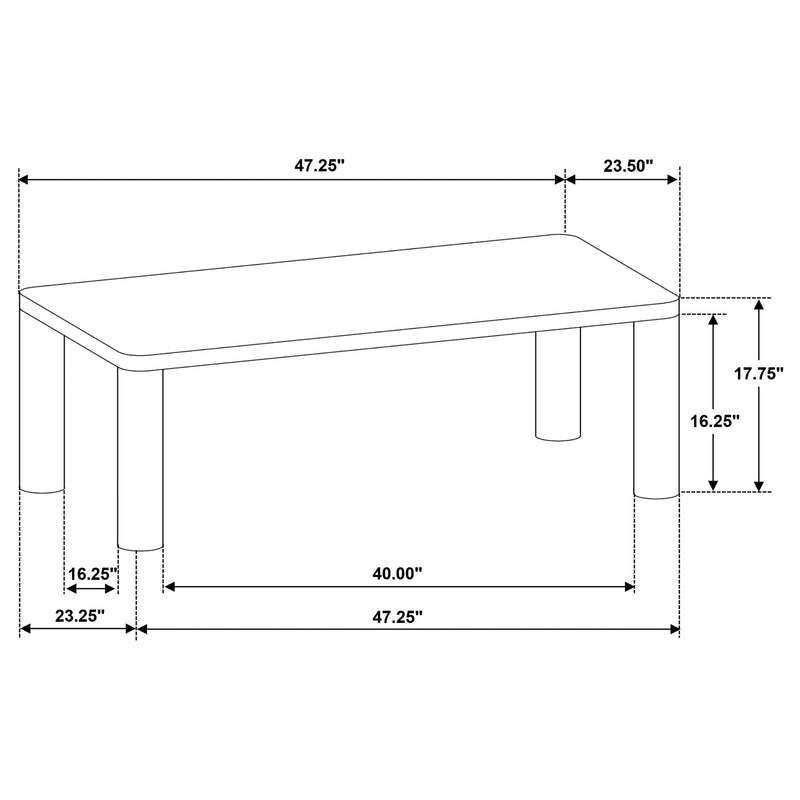 Castlewood Engineered Wood Cocktail Coffee Table
