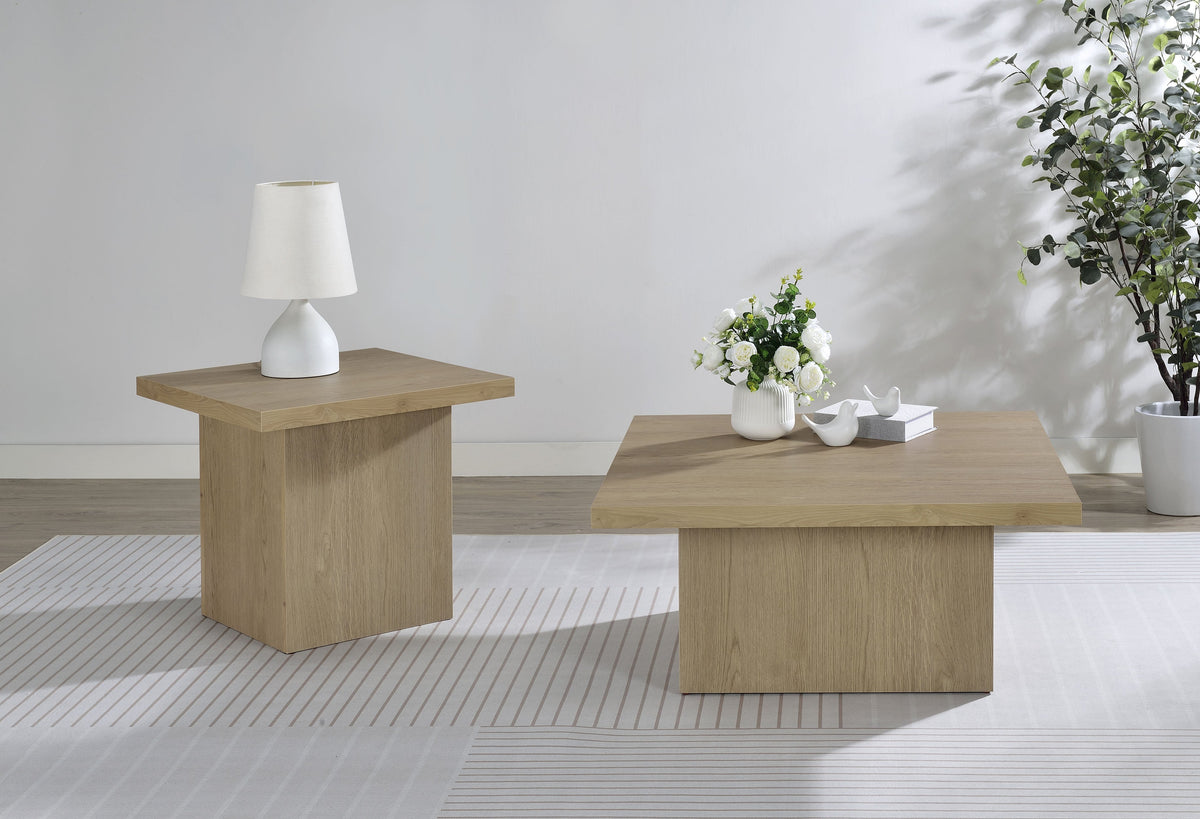 Devar Square Engineered Wood End Table
