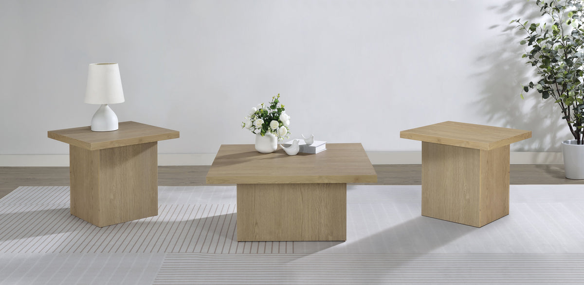 Devar Square Coffee and End Table Set