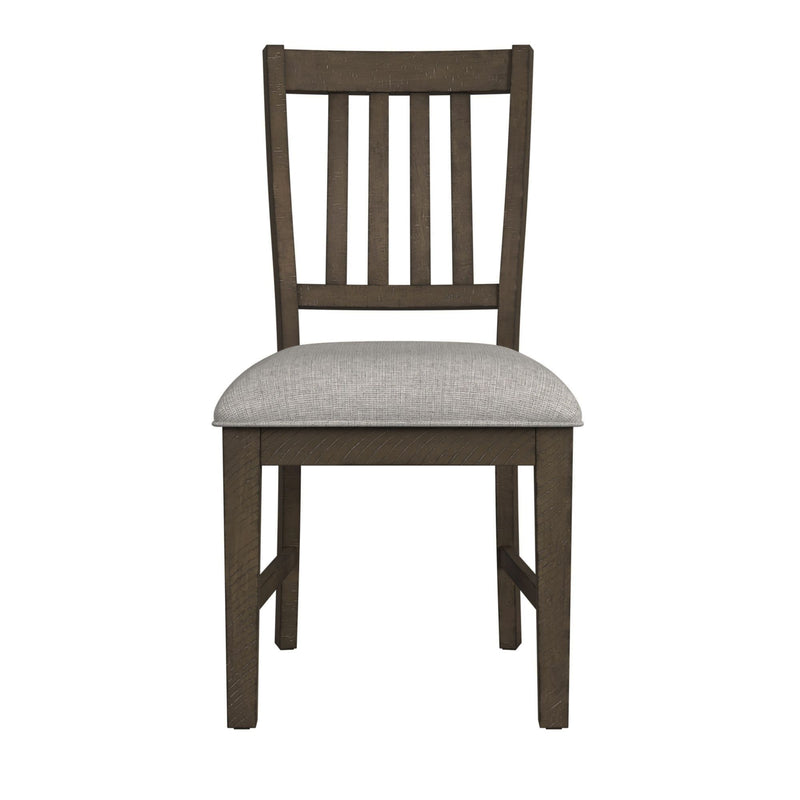 Yellowstone - Dining Side Chair (Set of 2) - Medium Brown / Gray