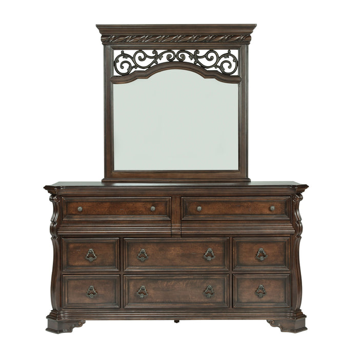 Arbor Place - Landscape Mirror - Dark Brown