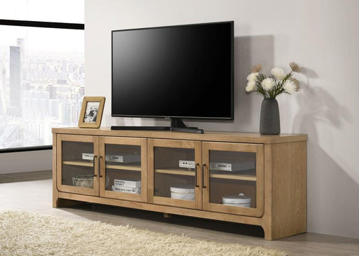 Brenham 79-inch 4-door TV Stand Media Console Washed Oak Default Title