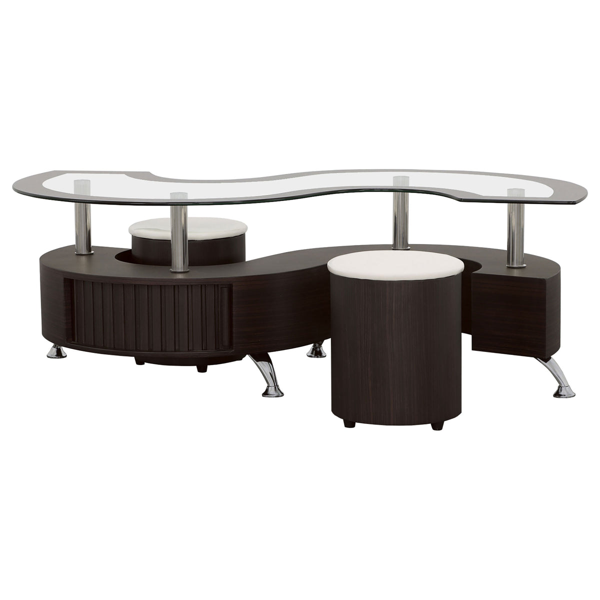Buckley Coffee Table and Stools Set