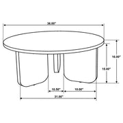 Dale Solid Wood Coffee and End Table Set Brown
