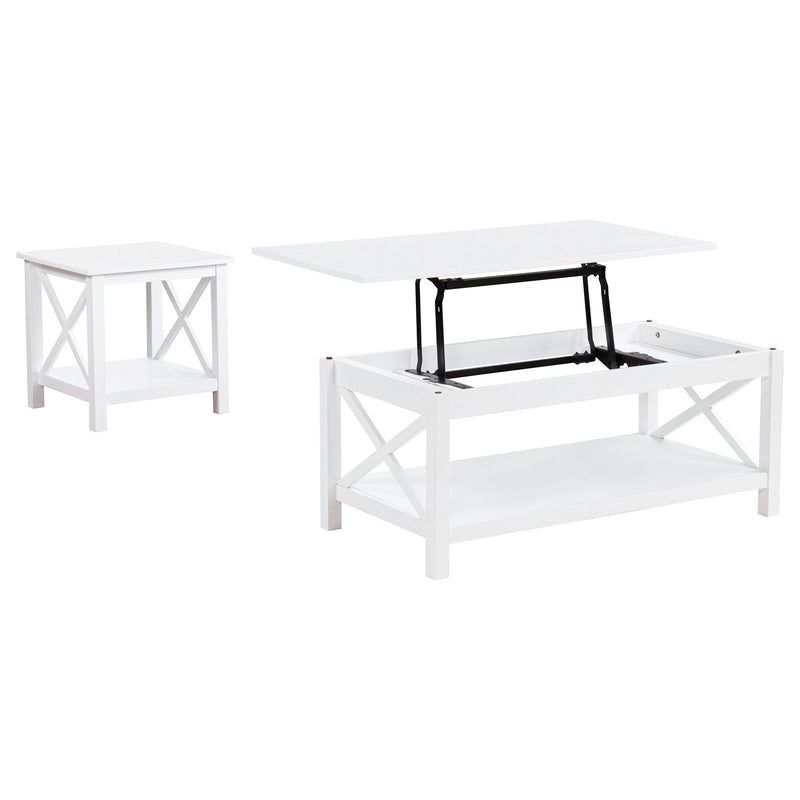 Skyview Rectangular Lift Top Coffee Table Set