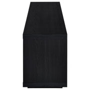 Deiter 79-inch TV Stand Fireplace Media Console Black
