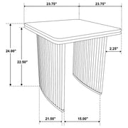 Adina Square Wood Side End Table