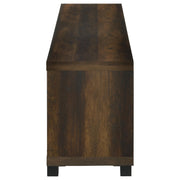 Havering 71-inch TV Stand Fireplace Media Console Dark Pine