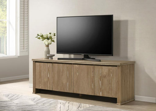 Adina 70-inch TV Stand Media Console Distressed Light Brown Default Title