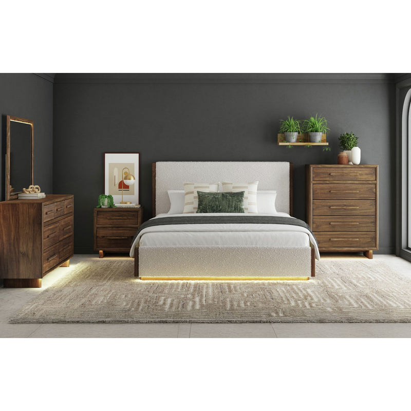 Brisbane - Chest With LED - Brown