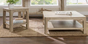 Solano Square Coffee Table Set Weathered Mango 2-piece